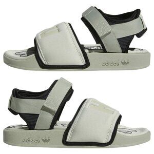 Adidas Adilette 2.0 HU Human Race Pharrell Halo Green Sandals Size 10 New